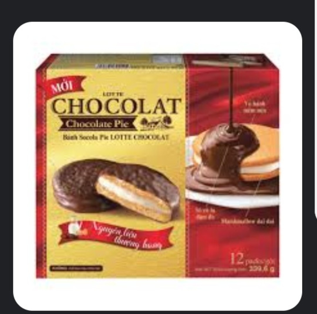 Bánh chocolat lotte scl đậm