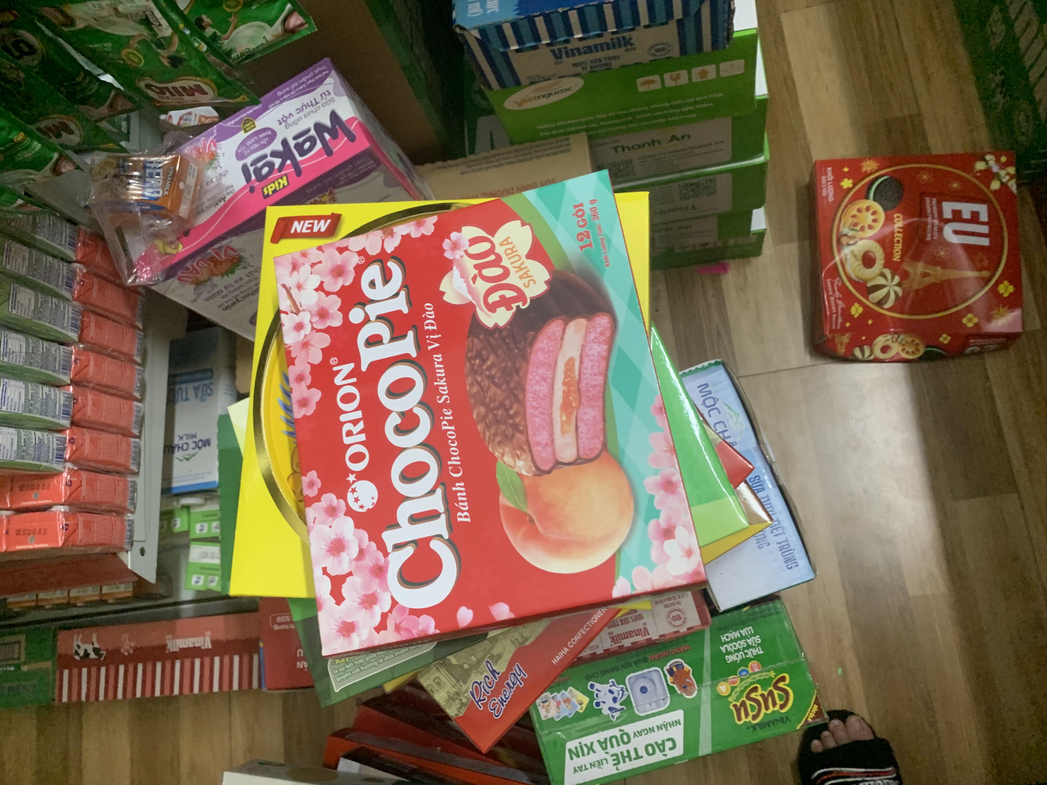 chocopie vị anh đào