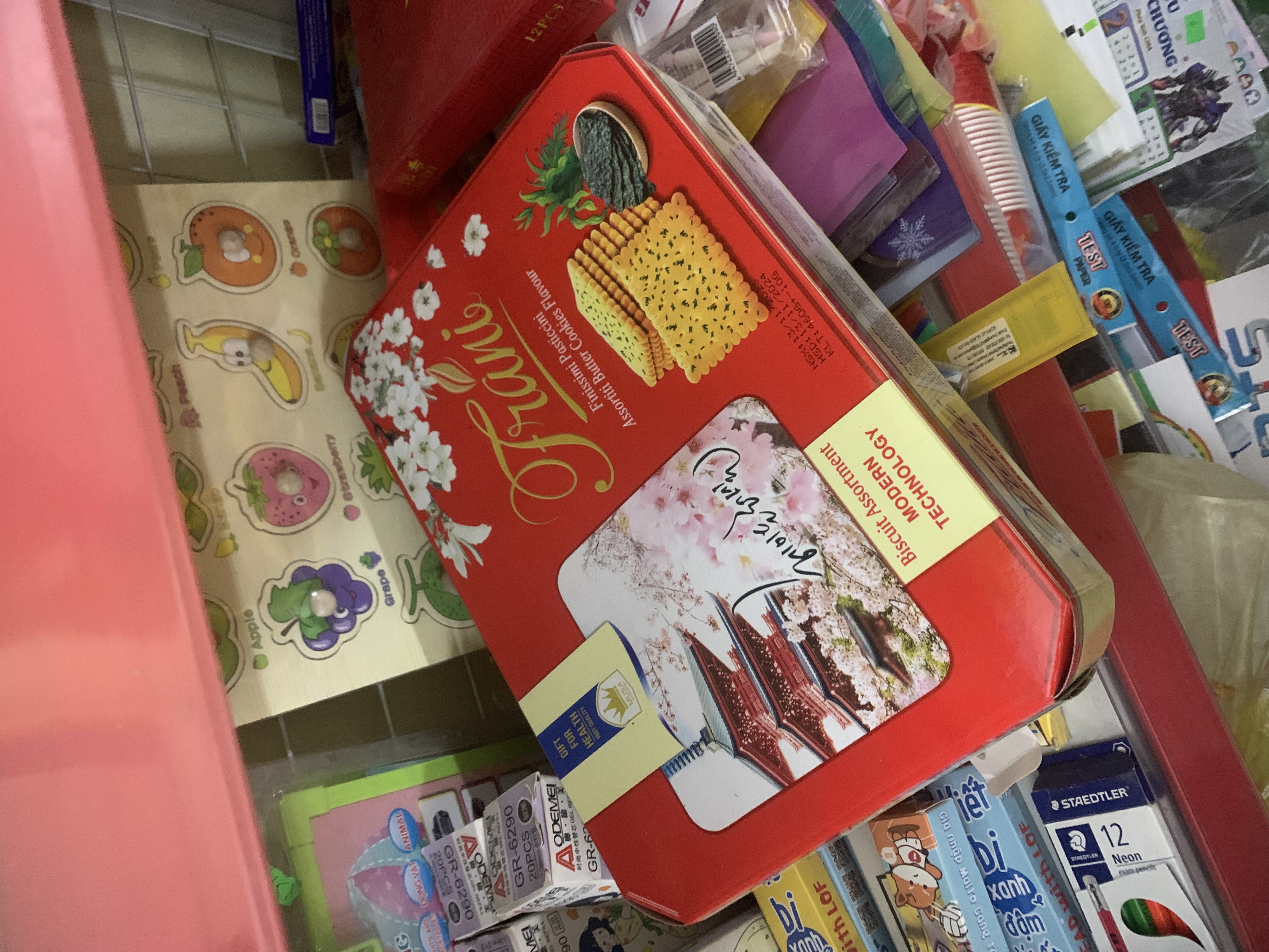 bánh quy mạng vị rong biển